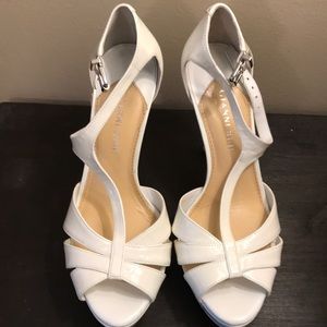 Gianni Bini genuine leather platform heels